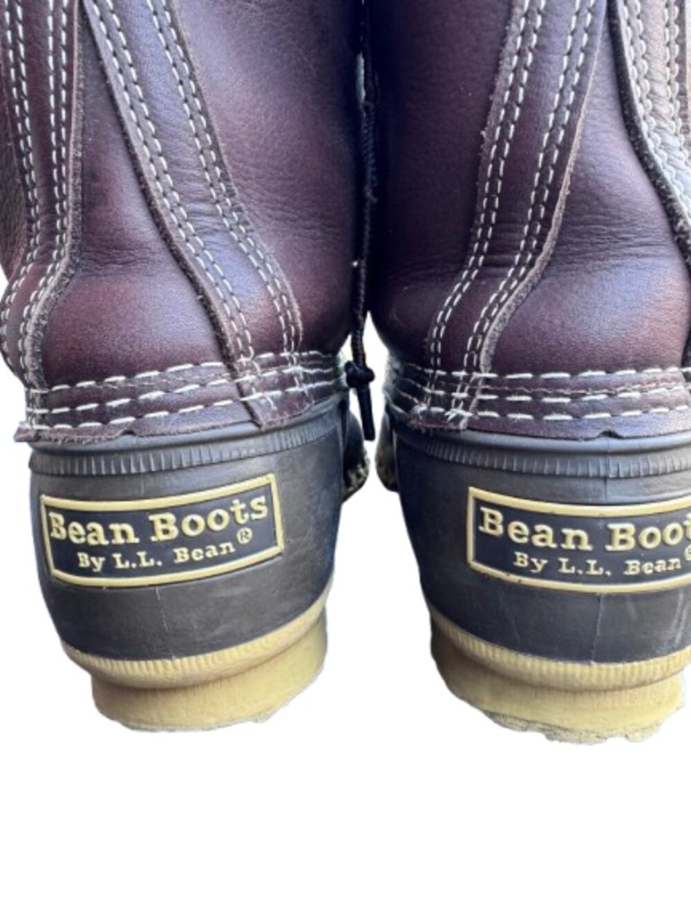 L.L.Bean Bean Boot 10” Shearling-Lined Duck Boots Brown on Brown Women's US 8 M - Picture 8 of 16